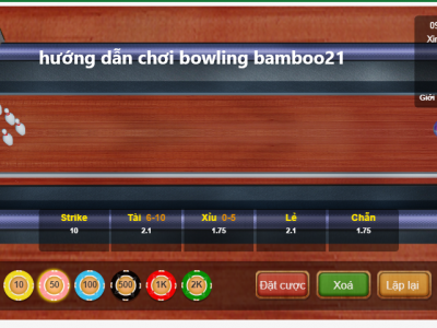 Hướng dẫn chơi trò Bowling tại Bamboo21