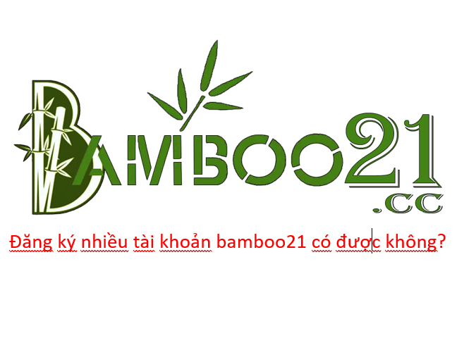 Đăng ký nhiều tài khoản Bamboo21 được không?