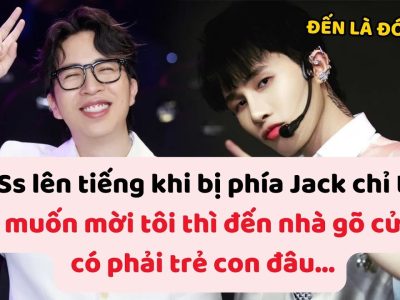 ViruSs livestream đáp trả Jack “Ai muốn mời tôi thì đến nhà gõ cửa..