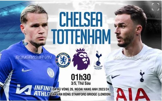 Soi kèo Chelsea vs Tottenham Hotspur , 01h30 ngày 3/5