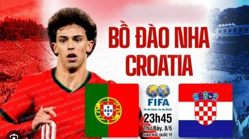 Soi Kèo Bồ Đào Nha Vs Croatia, 23h45 Ngày 8/6/2024