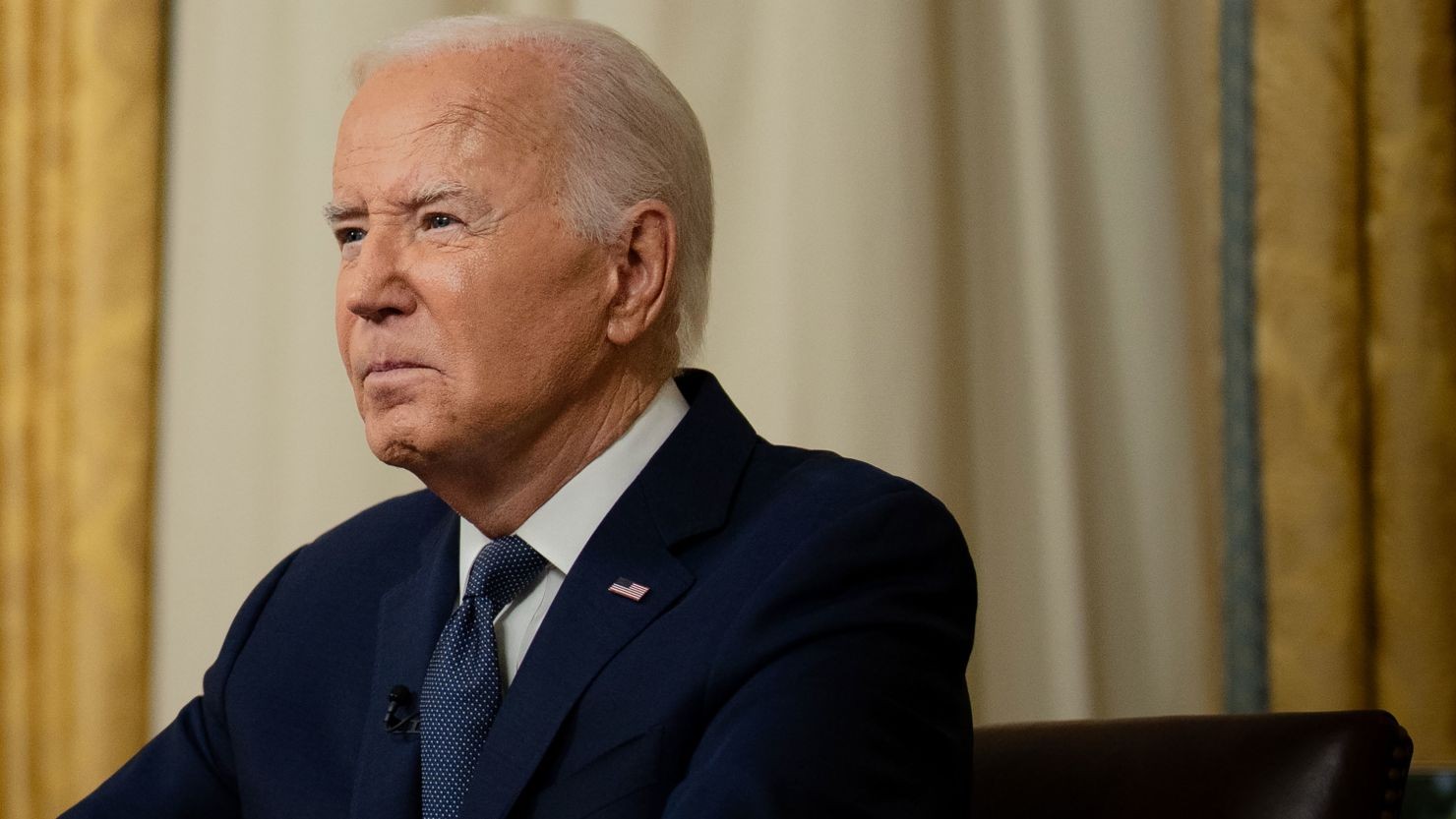 Tổng thống Mỹ Joe Biden khi ông tuyên bố rút lui