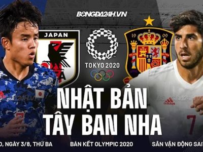 Nhật Bản vs Tây Ban Nha, 22h00 ngày 2/8