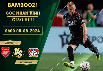 Soi Kèo Arsenal Vs Leverkusen, 0h00 Ngày 8/8/2024