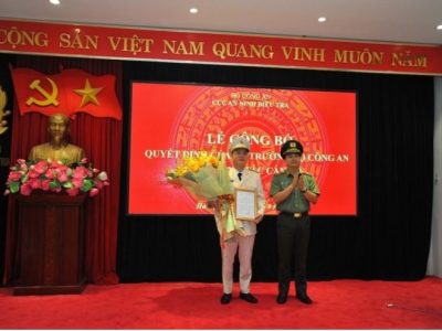 Bổ nhiệm Phó Cục trưởng Cục An ninh điều tra, Bộ Công an