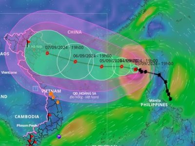 Bão Yagi sẽ lên cấp 14, có khả năng đánh chìm tàu lớn