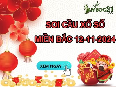 DỰ ĐOÁN SOI CẦU XỔ SỐ MIỀN BẮC NGÀY 12-11-2024