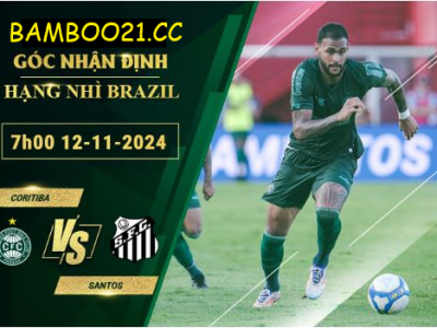 Soi kèo Coritiba vs Santos, 7h00 ngày 12/11/2024