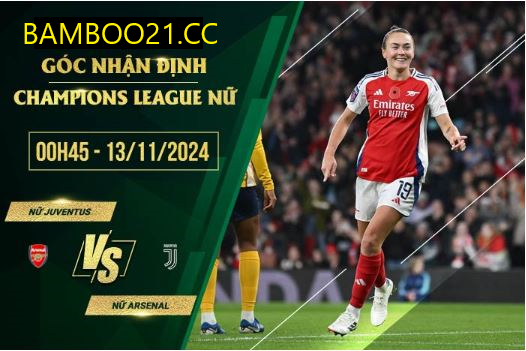 nữ Juventus vs nữ Arsenal