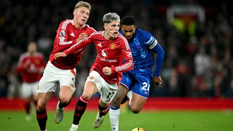 Alejandro Garnacho Manchester United Vs Chelsea