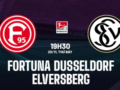 Fortuna Dusseldorf vs Elversberg, 19h00 ngày 23/11 (Hạng 2 Đức 2024/25)