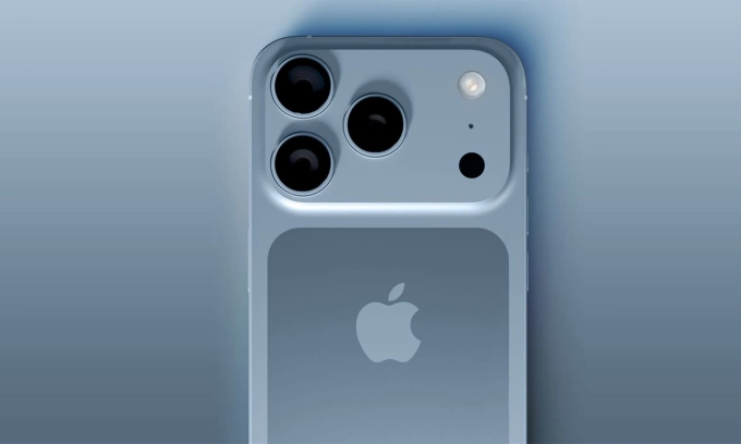 Ảnh dựng iPhone 17 Pro Max dựa theo tin đồn
